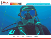 Tablet Screenshot of paradisediveshop.com